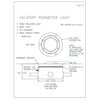 Point Lighting Inset HeliportLight LED PRL-97004-1C-G-PLS